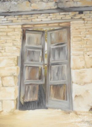 23. Postigo   o  leo   tela   70x50 cm. 
