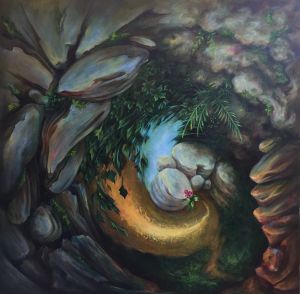 SER...eres  somos  SOY  acri  lico   tela  110x110 cms.   2015 